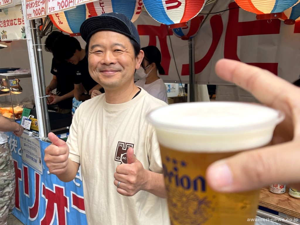 沖縄イベントに欠かせない存在、沖縄企画ユンタクヤ代表の野村拓哉さん。